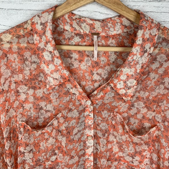 Free People//Easy Rider Blouse - Picture 4 of 8